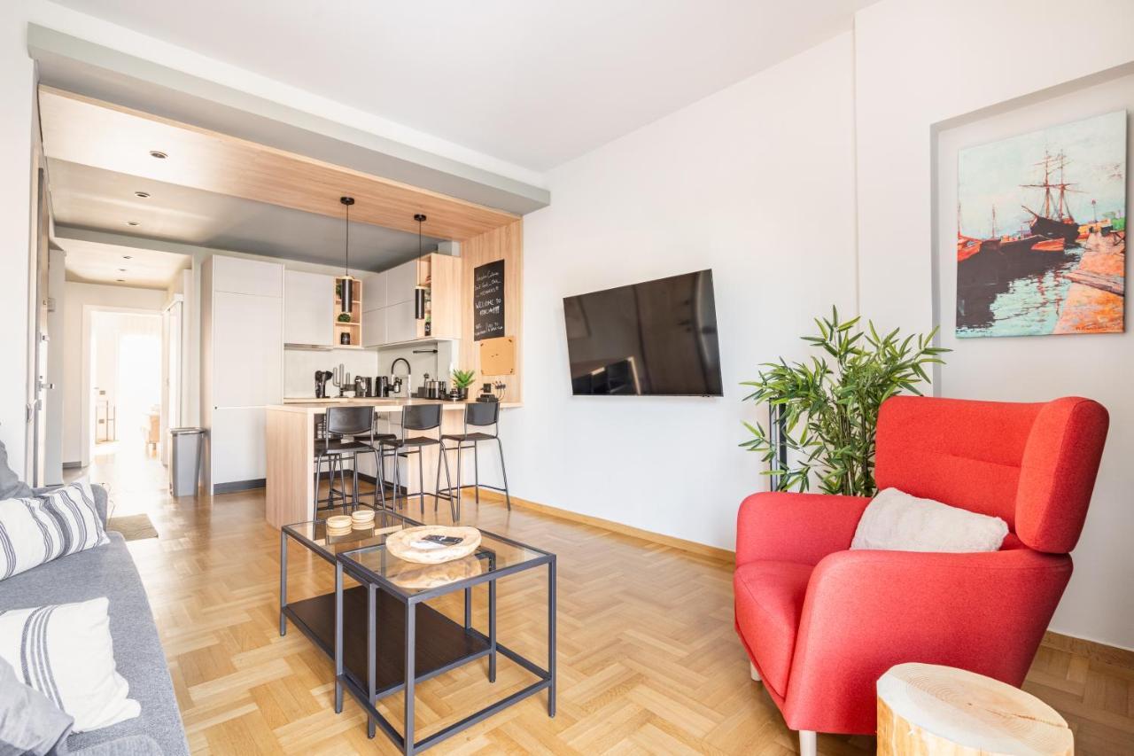 Athena Blue Lux Apartments 2Br 2Ba With City Skyline View, Near Kolonaki Атина Екстериор снимка
